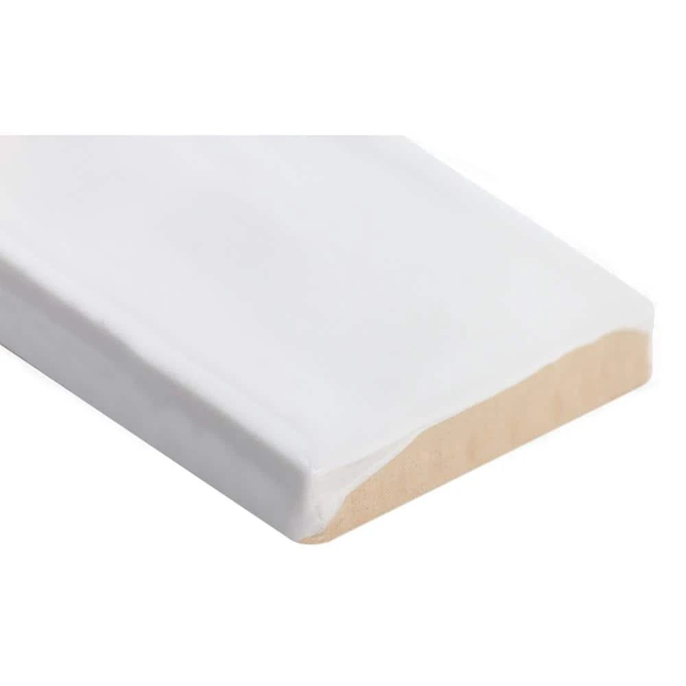 Newport White 2 in. x 10 in. x 11mm Polished Ceramic Subway Wall Tile (40 pieces / 5.38 sq. ft. / box) by Ivy Hill Tile 5 Newport White 2 in. x 10 in. x 11mm Polished Ceramic Subway Wall Tile (40 pieces / 5.38 sq. ft. / box) by Ivy Hill Tile - Image 3