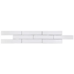Newport White 2 in. x 10 in. x 11mm Polished Ceramic Subway Wall Tile (40 pieces / 5.38 sq. ft. / box) by Ivy Hill Tile 18 Newport White 2 in. x 10 in. x 11mm Polished Ceramic Subway Wall Tile (40 pieces / 5.38 sq. ft. / box) by Ivy Hill Tile -The Elite Tile Sales Store white ivy hill tile ceramic tile ext3rd100433 4f 1000