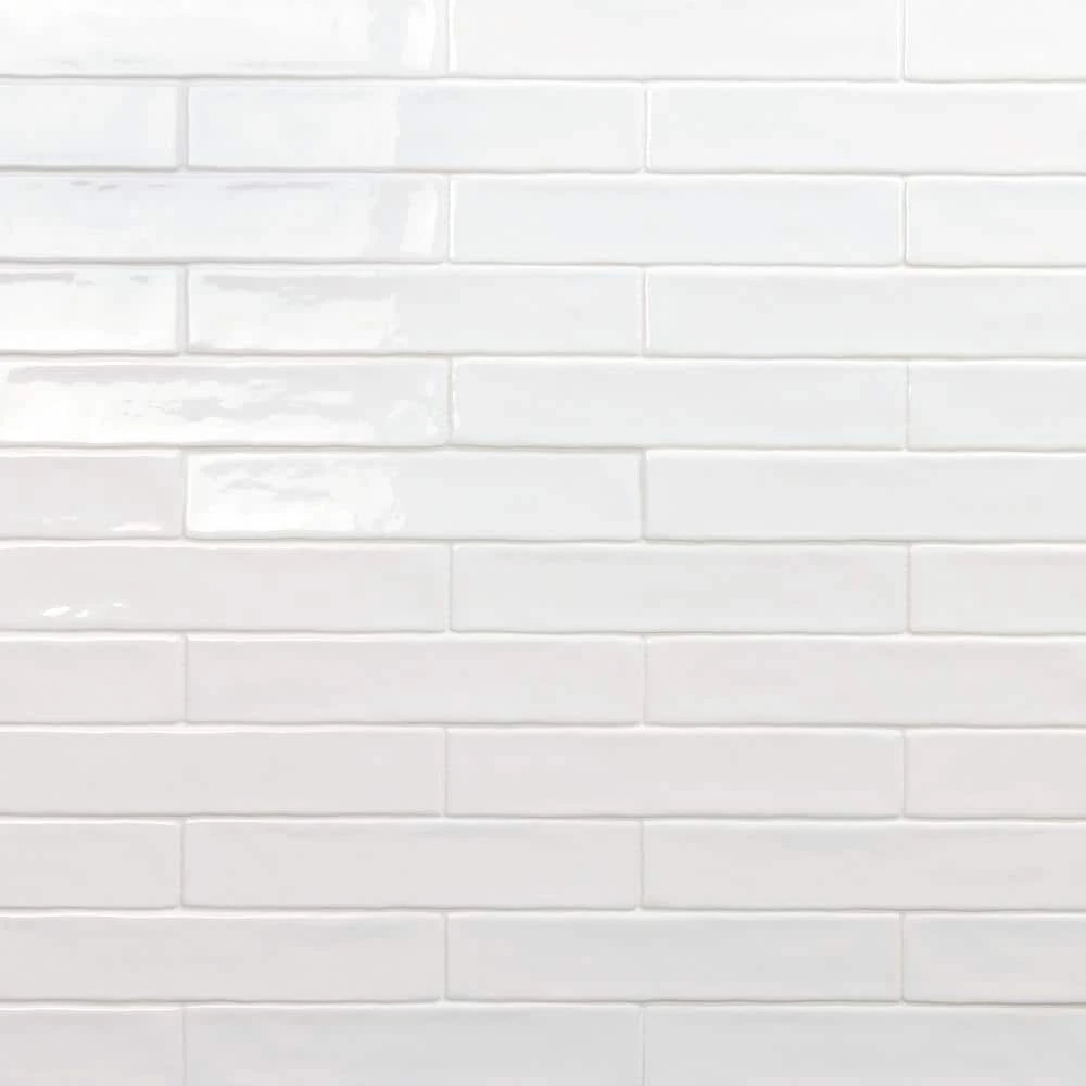 Newport White 2 in. x 10 in. x 11mm Polished Ceramic Subway Wall Tile (40 pieces / 5.38 sq. ft. / box) by Ivy Hill Tile 3 Newport White 2 in. x 10 in. x 11mm Polished Ceramic Subway Wall Tile (40 pieces / 5.38 sq. ft. / box) by Ivy Hill Tile