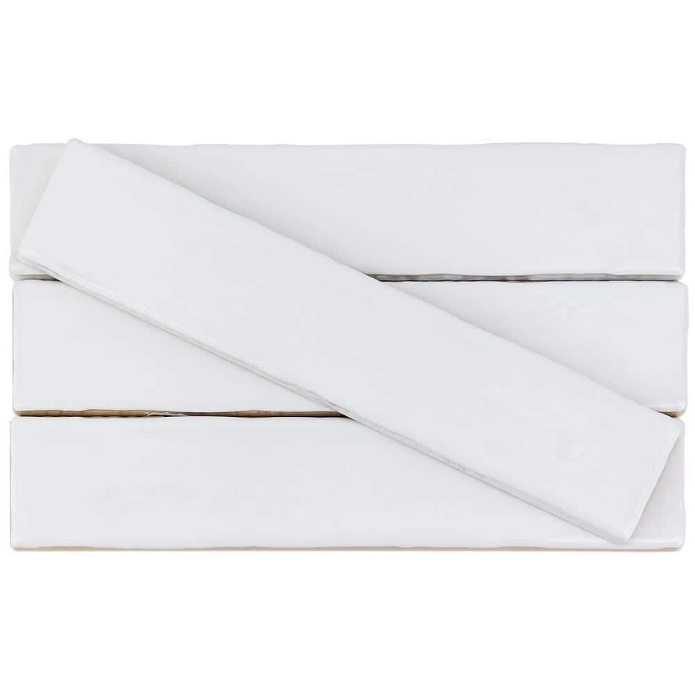 Newport White 2 in. x 10 in. x 11mm Polished Ceramic Subway Wall Tile (40 pieces / 5.38 sq. ft. / box) by Ivy Hill Tile 11 Newport White 2 in. x 10 in. x 11mm Polished Ceramic Subway Wall Tile (40 pieces / 5.38 sq. ft. / box) by Ivy Hill Tile - Image 9