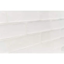 Pier White 4 in. x 12 in. 6 mm Polished Ceramic Subway Wall Tile (33-Piece) (10.76 sq. ft./Box) by Ivy Hill Tile -The Elite Tile Sales Store white ivy hill tile ceramic tile ext3rd100457 44 1000