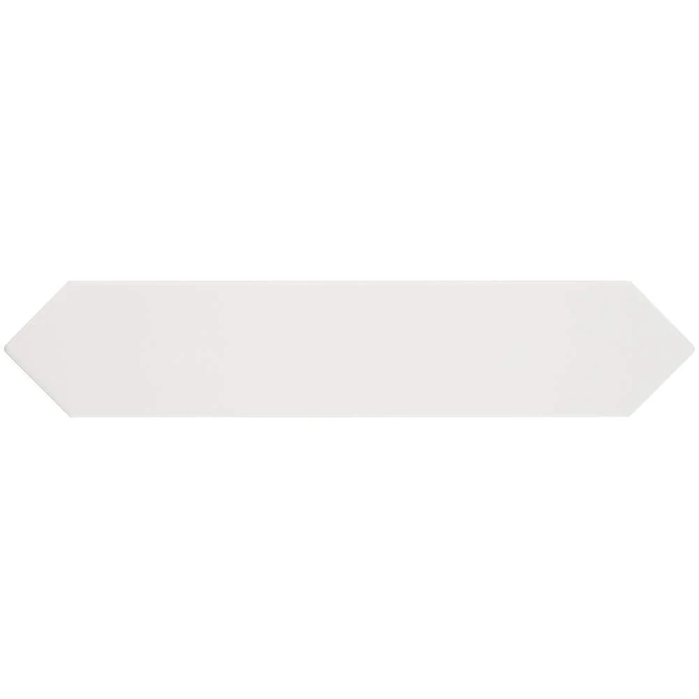 Axis 2.6 in. x 13 in. White Polished Picket Ceramic Wall Tile (12.26 sq. ft. / case) by Ivy Hill Tile 6 Axis 2.6 in. x 13 in. White Polished Picket Ceramic Wall Tile (12.26 sq. ft. / case) by Ivy Hill Tile - Image 4