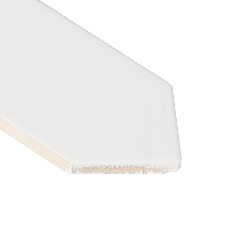 Axis 2.6 in. x 13 in. White Polished Picket Ceramic Wall Tile (12.26 sq. ft. / case) by Ivy Hill Tile 10 Axis 2.6 in. x 13 in. White Polished Picket Ceramic Wall Tile (12.26 sq. ft. / case) by Ivy Hill Tile - Image 8