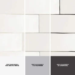 Strait White 3 in. x 12 in. Matte Ceramic Subway Wall Tile (22-Pieces 5.38 sq. ft. / Case) by Ivy Hill Tile -The Elite Tile Sales Store white ivy hill tile ceramic tile ext3rd100756 1d 1000