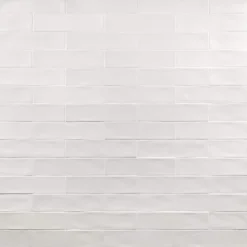 Strait White 3 in. x 12 in. Matte Ceramic Subway Wall Tile (22-Pieces 5.38 sq. ft. / Case) by Ivy Hill Tile