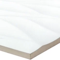 Ripple White Wavy 12 in. x 36 in. Polished Ceramic Wall Tile (4 Pieces 11.62 sq. ft. / Case) by Ivy Hill Tile 16 Ripple White Wavy 12 in. x 36 in. Polished Ceramic Wall Tile (4 Pieces 11.62 sq. ft. / Case) by Ivy Hill Tile -The Elite Tile Sales Store white ivy hill tile ceramic tile ext3rd101221 77 1000