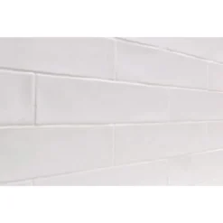 Catalina White 3 in. x 12 in. x 8 mm Ceramic Wall Subway Tile (44-Pieces 10.76 sq.ft./case) by Ivy Hill Tile -The Elite Tile Sales Store white ivy hill tile ceramic tile ext3rd101703 4f 1000