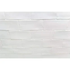 Catalina White 3 in. x 6 in. Polished Ceramic Subway Wall Tile (5.38 sq. ft./case) by Ivy Hill Tile -The Elite Tile Sales Store white ivy hill tile ceramic tile ext3rd101710 4f 1000