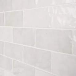 Kingston White 3 in. x 8 in. Polished Ceramic Wall Tile (5.38 sq. ft./case) by Ivy Hill Tile -The Elite Tile Sales Store white ivy hill tile ceramic tile ext3rd105189 76 1000