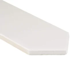 Saloni White 2.95 in. x 11.81 in. Polished Picket Ceramic Wall Tile (5.91 sq. ft./Case) by Ivy Hill Tile -The Elite Tile Sales Store white ivy hill tile ceramic tile ext3rd106379 1f 1000