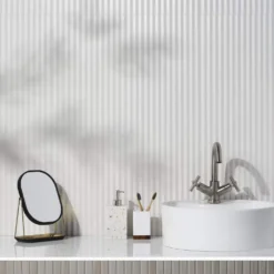 Linear White 11.41 in. x 35.37 in. Matte Ceramic Wall Tile (11.51 sq. ft./Case) by Ivy Hill Tile -The Elite Tile Sales Store white ivy hill tile ceramic tile ext3rd108222 c3 1000