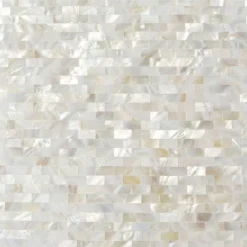 Mother of Pearl Serene White Bricks Seamless 12 in. x 12 in. Pearl Shell Glass Wall Mosaic Tile by Ivy Hill Tile -The Elite Tile Sales Store white ivy hill tile glass tile ext3rd102046 40 1000
