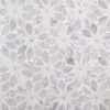 Thistle White 12.4 in. x 14.13 in. Polished Marble Mosaic Tile (1.21 sq. ft./Sheet) by Ivy Hill Tile