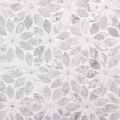 Thistle White 12.4 in. x 14.13 in. Polished Marble Mosaic Tile (1.21 sq. ft./Sheet) by Ivy Hill Tile -The Elite Tile Sales Store white ivy hill tile marble tile ext3rd101816 fa 1000