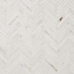 Arctic White 11 in. x 11.61 in. Herringbone Polished Marble Mosaic Tile (0.89 sq. ft./Sheet) by Ivy Hill Tile -The Elite Tile Sales Store white ivy hill tile marble tile ext3rd105898 c3 1000