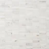 Arctic White 11.69 in. x 11.69 in. Waterfall Polished Marble Mosaic Tile (0.97 sq. ft./Sheet) by Ivy Hill Tile -The Elite Tile Sales Store white ivy hill tile marble tile ext3rd105899 64 1000