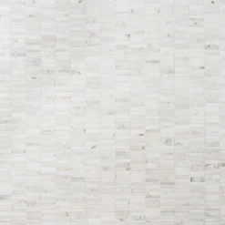 Arctic White 11.69 in. x 11.69 in. Waterfall Polished Marble Mosaic Tile (0.97 sq. ft./Sheet) by Ivy Hill Tile -The Elite Tile Sales Store white ivy hill tile marble tile ext3rd105899 c3 1000