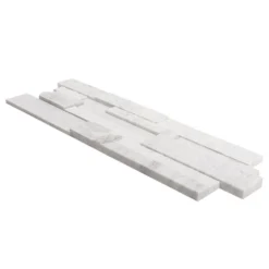 Cliffstone White Ledger Panel 8 in. x 24 in. 10mm Matte Marble Mosaic Tile (1.29 sq. ft.) by Ivy Hill Tile -The Elite Tile Sales Store white ivy hill tile mosaic tile ext3rd100620 1f 1000