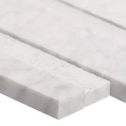 Cliffstone White Ledger Panel 8 in. x 24 in. 10mm Matte Marble Mosaic Tile (1.29 sq. ft.) by Ivy Hill Tile -The Elite Tile Sales Store white ivy hill tile mosaic tile ext3rd100620 44 1000