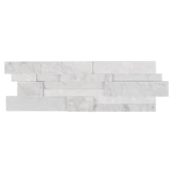 Cliffstone White Ledger Panel 8 in. x 24 in. 10mm Matte Marble Mosaic Tile (1.29 sq. ft.) by Ivy Hill Tile -The Elite Tile Sales Store white ivy hill tile mosaic tile ext3rd100620 4f 1000