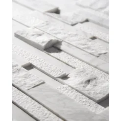 Cliffstone White Ledger Panel 8 in. x 24 in. 10mm Matte Marble Mosaic Tile (1.29 sq. ft.) by Ivy Hill Tile -The Elite Tile Sales Store white ivy hill tile mosaic tile ext3rd100620 66 1000