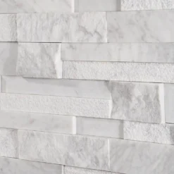 Cliffstone White Ledger Panel 8 in. x 24 in. 10mm Matte Marble Mosaic Tile (1.29 sq. ft.) by Ivy Hill Tile -The Elite Tile Sales Store white ivy hill tile mosaic tile ext3rd100620 fa 1000