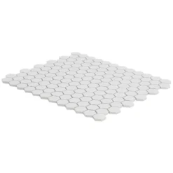 Slim White 10.23 in. x 11.81 in. Matte Porcelain Floor and Wall Mosaic Tile (0.83 sq. ft./Each) by Ivy Hill Tile -The Elite Tile Sales Store white ivy hill tile mosaic tile ext3rd104627 fa 1000