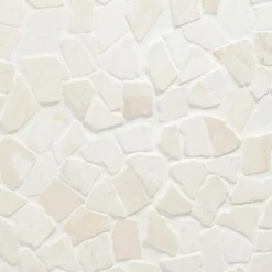 Countryside Tumbled 11.81 in. x 11.81 in. White Floor and Wall Mosaic (0.97 sq. ft. / sheet) by Ivy Hill Tile