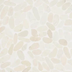 Countryside Sliced Flat Oval 11.81 in. x 11.81 in. White Floor and Wall Mosaic (0.97 sq. ft. / sheet) by Ivy Hill Tile -The Elite Tile Sales Store white ivy hill tile mosaic tile ext3rd105050 1f 1000