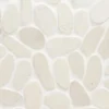 Countryside Sliced Flat Oval 11.81 in. x 11.81 in. White Floor and Wall Mosaic (0.97 sq. ft. / sheet) by Ivy Hill Tile -The Elite Tile Sales Store white ivy hill tile mosaic tile ext3rd105050 64 1000