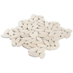 Countryside Sliced Flat Oval 11.81 in. x 11.81 in. White Floor and Wall Mosaic (0.97 sq. ft. / sheet) by Ivy Hill Tile -The Elite Tile Sales Store white ivy hill tile mosaic tile ext3rd105050 fa 1000