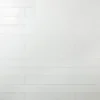 Zekke White 4 in. x 24 in. x 10 mm Polished Porcelain Subway Wall Tile (15-Pieces/9.68 sq. ft./Box) by Ivy Hill Tile -The Elite Tile Sales Store white ivy hill tile porcelain tile ext3rd100966 64 1000