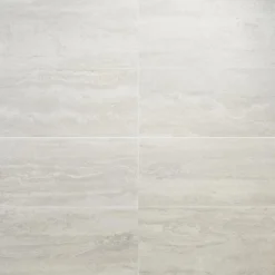 Essential Travertine White 11.71 in. x 23.50 in. Porcelain Floor and Wall Tile (11.62 sq. ft./Case) by Ivy Hill Tile