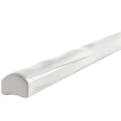 Moze White 0.75 in. x 12 in. Ceramic Pencil Liner by Ivy Hill Tile -The Elite Tile Sales Store white ivy hill tile tile trim ext3rd100058 1f 1000