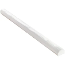 Moze White 0.75 in. x 12 in. Ceramic Pencil Liner by Ivy Hill Tile -The Elite Tile Sales Store white ivy hill tile tile trim ext3rd100058 c3 1000