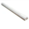 Catalina White 0.75 in. x 12 in. Polished Ceramic Wall Pencil Liner Tile by Ivy Hill Tile -The Elite Tile Sales Store white ivy hill tile tile trim ext3rd101731 64 1000