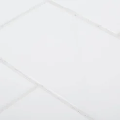 Fresh White 3 in. x 6 in. Glossy Subway Ceramic Wall Tile (10.656 sq. ft./Case) by Jeffrey Court -The Elite Tile Sales Store white jeffrey court ceramic tile 13000 a0 1000