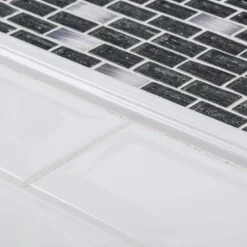 Fresh White 3 in. x 6 in. Glossy Subway Beveled Ceramic Wall Tile (10.656 sq. ft./Case) by Jeffrey Court -The Elite Tile Sales Store white jeffrey court ceramic tile 13002 1d 1000