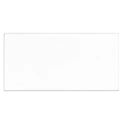 Fresh White 3 in. x 6 in. Glossy Subway Beveled Ceramic Wall Tile (10.656 sq. ft./Case) by Jeffrey Court