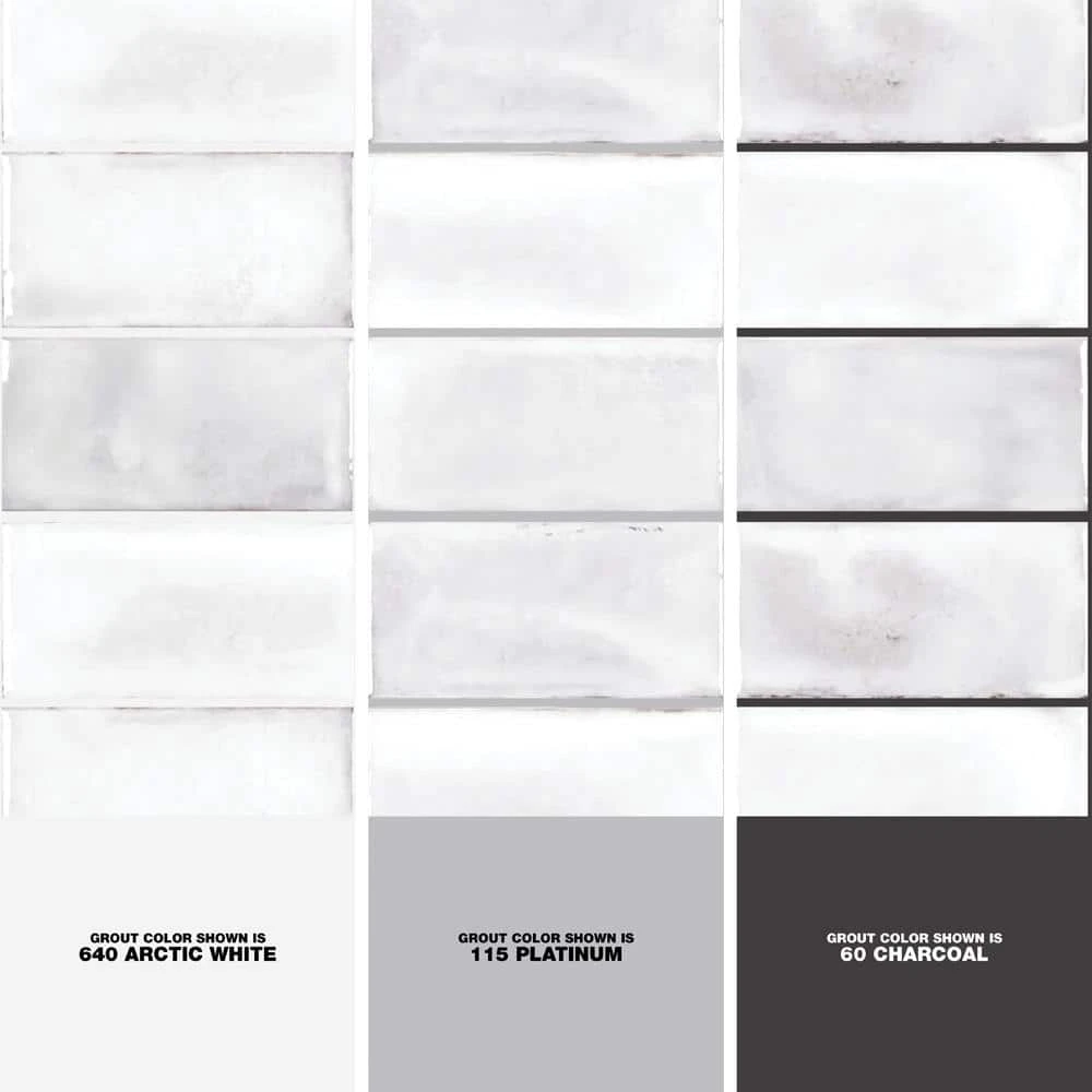 Blanco Rustico White 3 in. x 6 in. Glossy Ceramic Wall Tile (5.38 sq. ft./Case) by Jeffrey Court 6 Blanco Rustico White 3 in. x 6 in. Glossy Ceramic Wall Tile (5.38 sq. ft./Case) by Jeffrey Court - Image 4