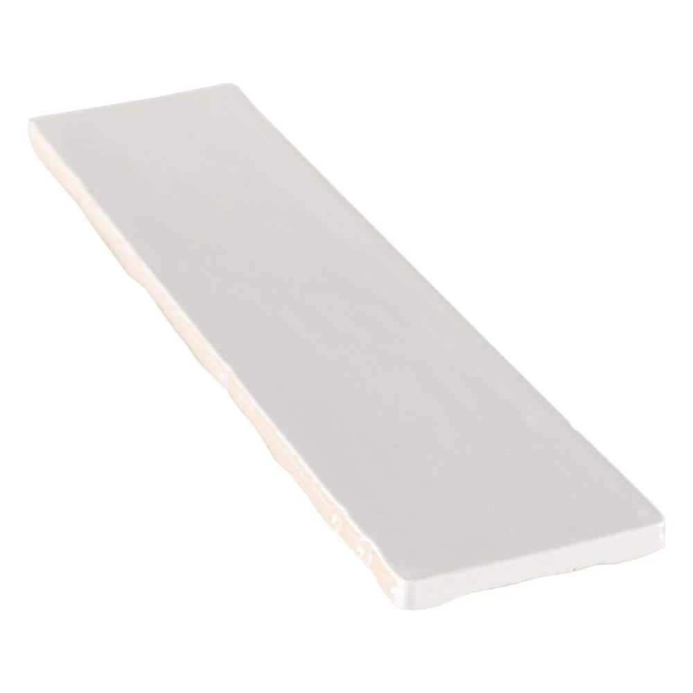 Cotton Blossom White 2.5 in. x 9.75 in. Glossy Textured Ceramic Wall Tile (5.38 sq. ft./Case) by Jeffrey Court 7 Cotton Blossom White 2.5 in. x 9.75 in. Glossy Textured Ceramic Wall Tile (5.38 sq. ft./Case) by Jeffrey Court - Image 5