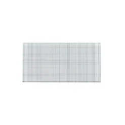 Wisp Glass White 3 in. x 6 in. Glossy Glass Wall Tile (10 sq. ft./Case) by Jeffrey Court