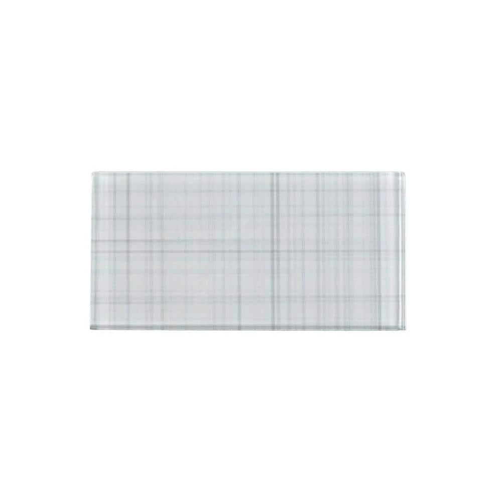 Wisp Glass White 3 in. x 6 in. Glossy Glass Wall Tile (10 sq. ft./Case) by Jeffrey Court 3 Wisp Glass White 3 in. x 6 in. Glossy Glass Wall Tile (10 sq. ft./Case) by Jeffrey Court