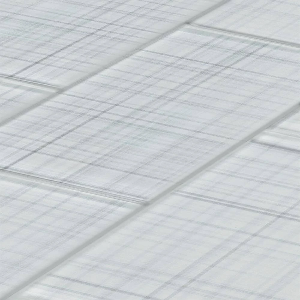 Wisp Glass White 3 in. x 6 in. Glossy Glass Wall Tile (10 sq. ft./Case) by Jeffrey Court 5 Wisp Glass White 3 in. x 6 in. Glossy Glass Wall Tile (10 sq. ft./Case) by Jeffrey Court - Image 3