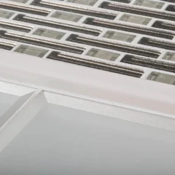 Luster White 4 in. x 12 in. Glossy Glass Wall Tile (10 sq. ft./Case) by Jeffrey Court -The Elite Tile Sales Store white jeffrey court glass tile 99243 a0 1000