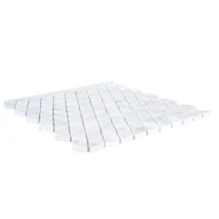 Evelyn White 11.375 in. x 11.875 in. Triangle Polished Marble Wall and Floor Mosaic Tile (9.38 sq. ft./Case) by Jeffrey Court -The Elite Tile Sales Store white jeffrey court marble tile 95743 40 1000