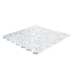 Lakeview White 12.125 in. x 12 in. Chevron Polished Marble Wall and Floor Mosaic Tile (10.10 sq. ft./Case) by Jeffrey Court 9 Lakeview White 12.125 in. x 12 in. Chevron Polished Marble Wall and Floor Mosaic Tile (10.10 sq. ft./Case) by Jeffrey Court -The Elite Tile Sales Store white jeffrey court marble tile 95802 40 1000
