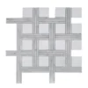 Bedford White 12.375 in. x 12.375 in. Basket Weave Marble Wall and Floor Mosaic Tile (10.63 sq. ft./Case) by Jeffrey Court -The Elite Tile Sales Store white jeffrey court marble tile 96793 64 1000