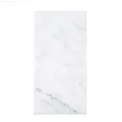 Italian White Carrara 6 in. x 12 in. Honed Marble Wall and Floor Tile (8 sq. ft./Case) by Jeffrey Court