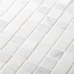 Carrara White 11.75 in. x 11.75 in. Honed Marble Wall and Floor Mosaic Tile (0.958 sq. ft./Each) by Jeffrey Court -The Elite Tile Sales Store white jeffrey court marble tile 99050 66 1000